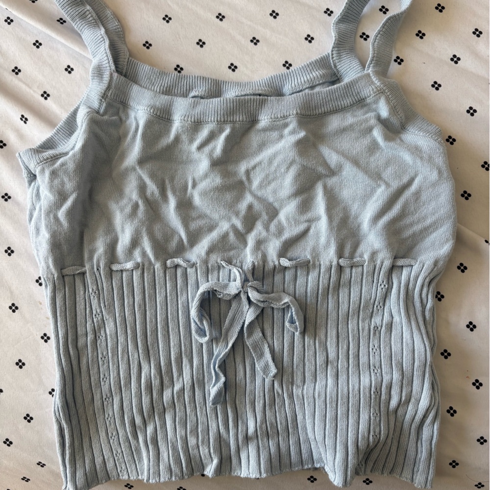 Forever 21 Light Blue Ribbed Camisole